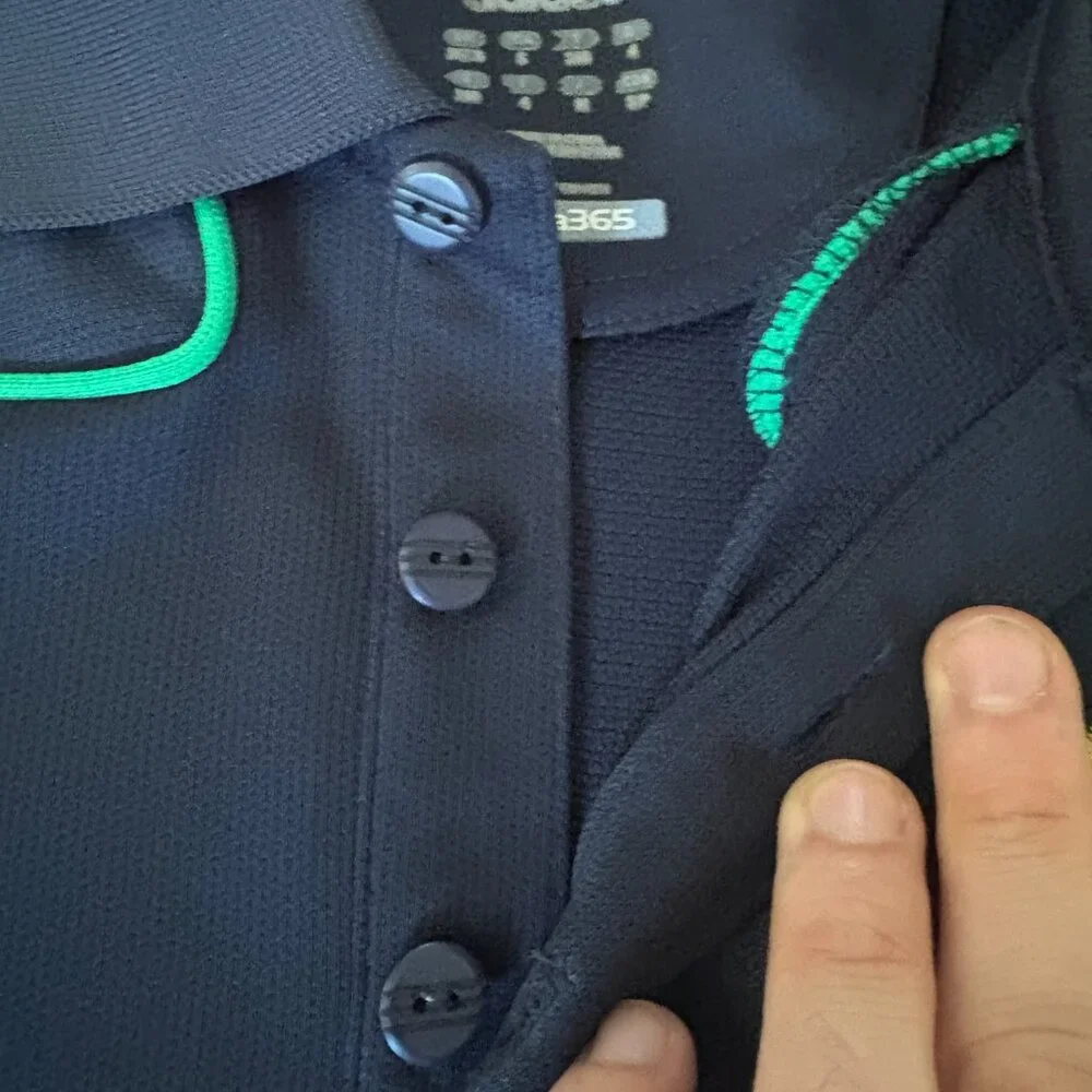 Adidas Mexico Vintage Training Polo Men's Size: Small Color: Navy - Picture 5 of 8